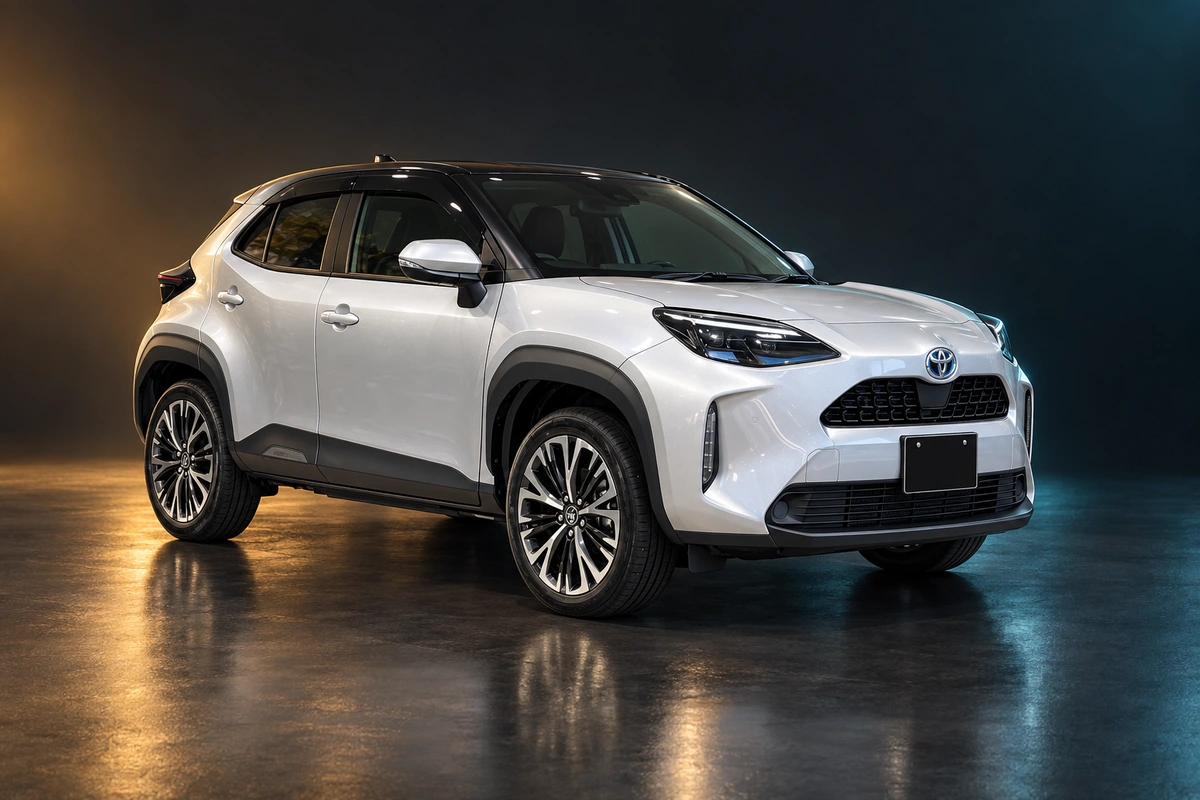 Праворульный Toyota Yaris Cross Hybrid Z MXPJ10, белый кузов