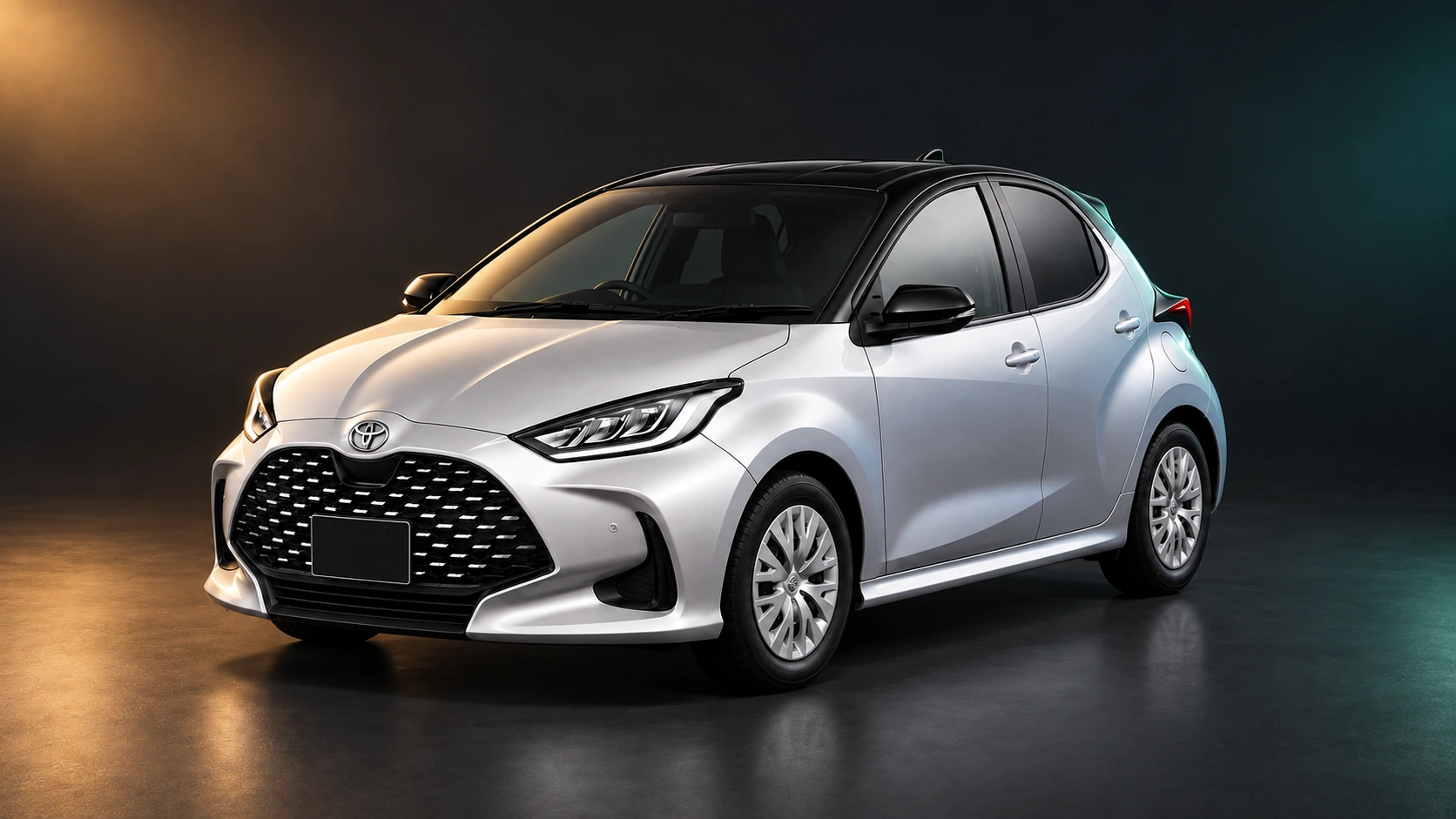 Светлый праворульный Toyota Yaris из Японии
