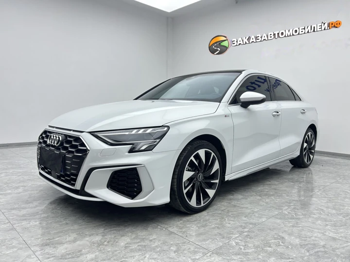 Audi A3L, 2022 год, белый, левый руль