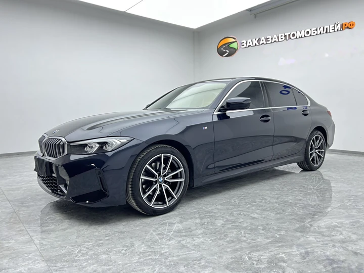 BMW 320Li, 2022 год, чёрный, левый руль